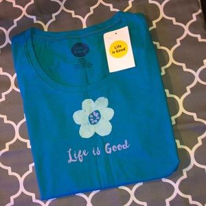 Life is Good sleep shirt